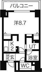 車道駅 徒歩4分 15階の物件間取画像